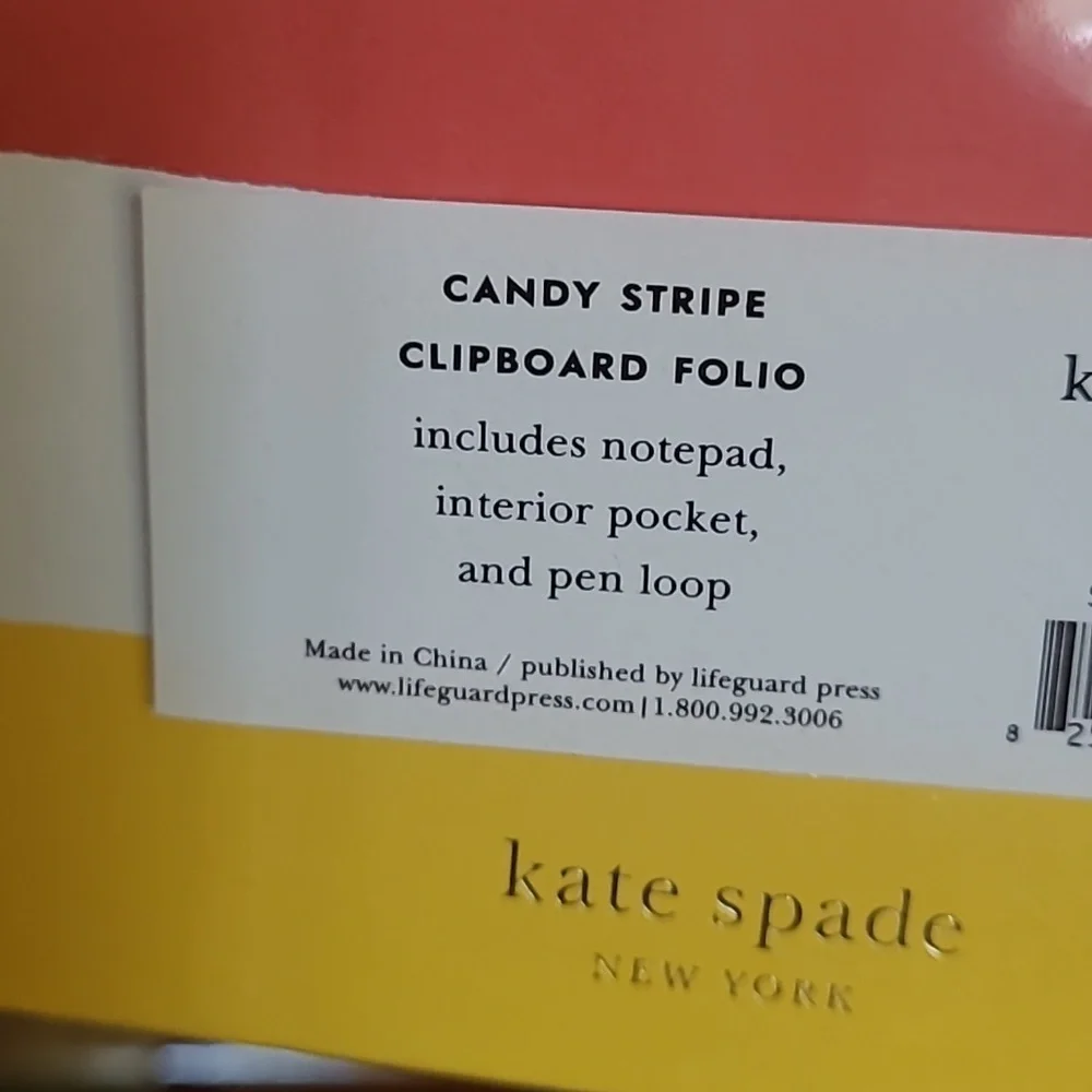 Kate Spade Clipboard & Coffee Mug